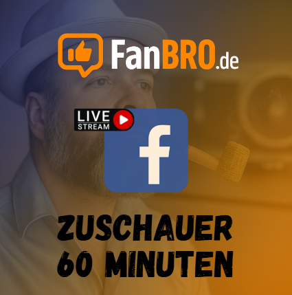 Facebook Livestream Zuschauer 60 Minuten